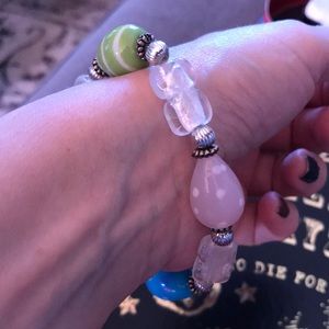 Easter beaded  bracelet